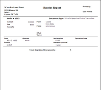 Sample Document RePrint report Sample Document RePrint report